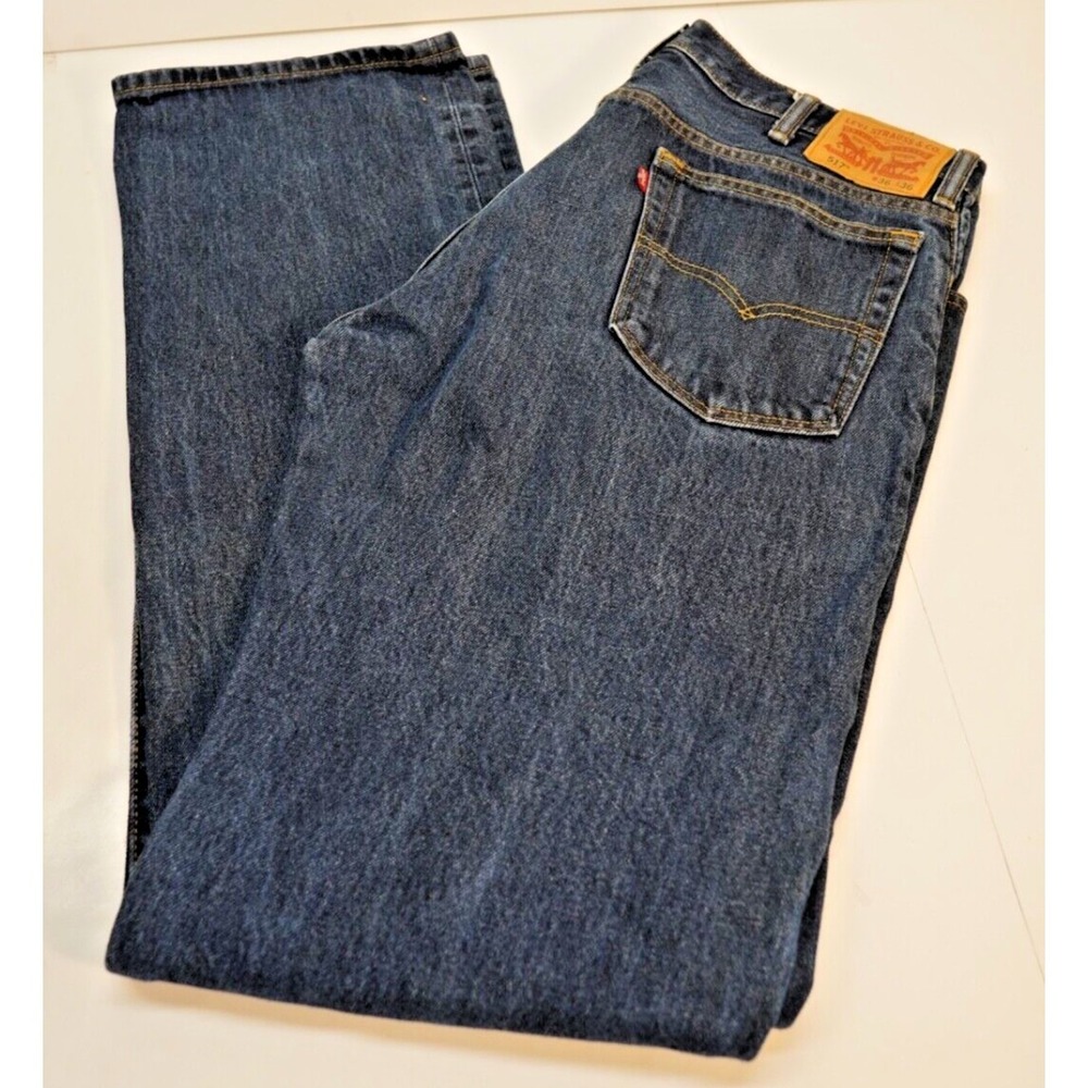 Vintage Levi's 517 Red Tag Bootcut Denim size 36x36 Made In the Mexico